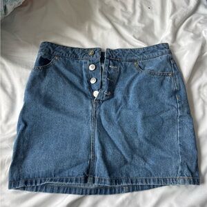 Forever 21 Blue Denim Skirt